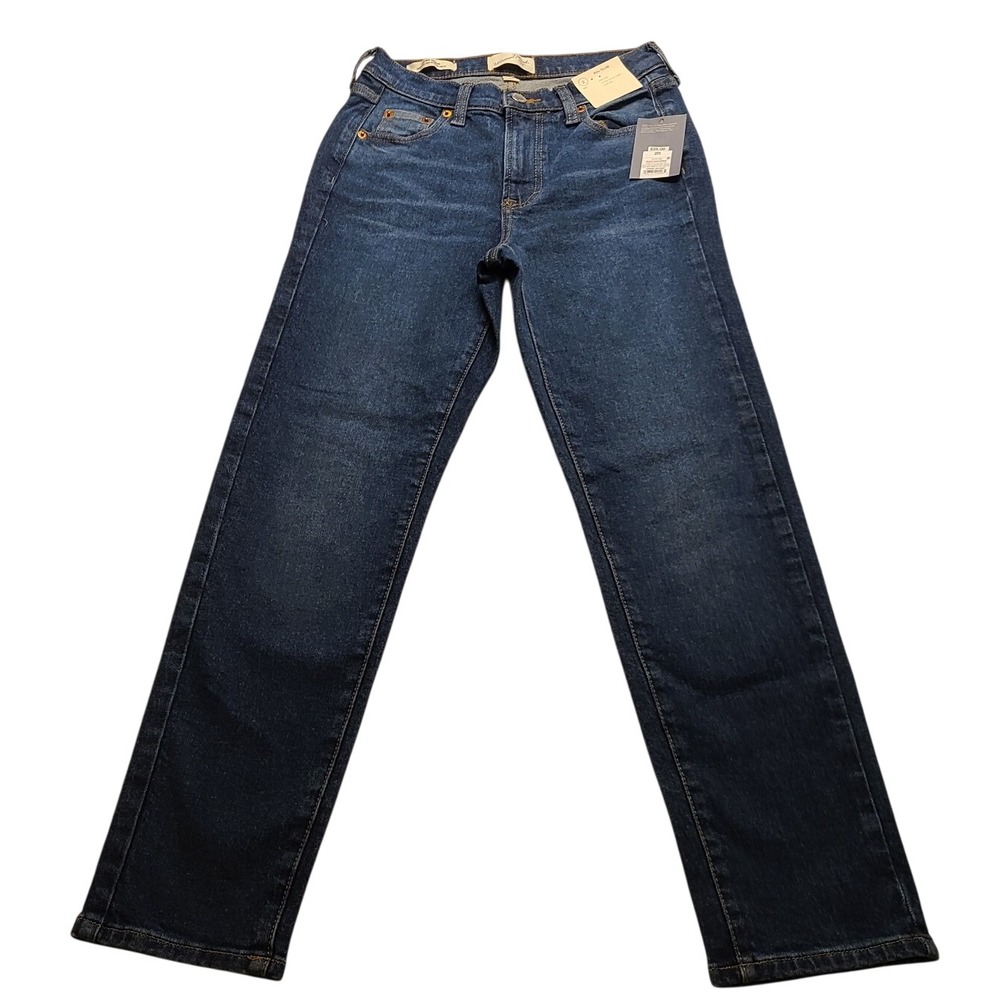 Universal Thread 80s Slim Mid Rise Jeans Medium Wash Blue Denim Size 2R NWT